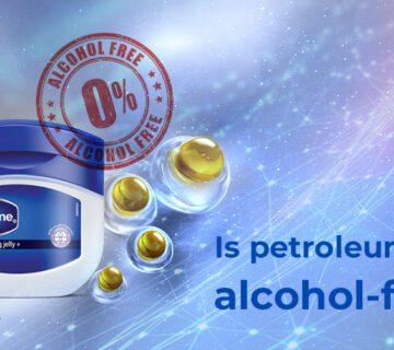 La gelée de pétrole est-elle sans alcool ?